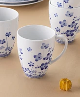 Noritake Bloomington Road 4.75" Set of 4 Mugs, Service for