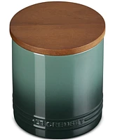 Le Creuset Stoneware Signature Canister with Wood Lid, 1.2-Qt.