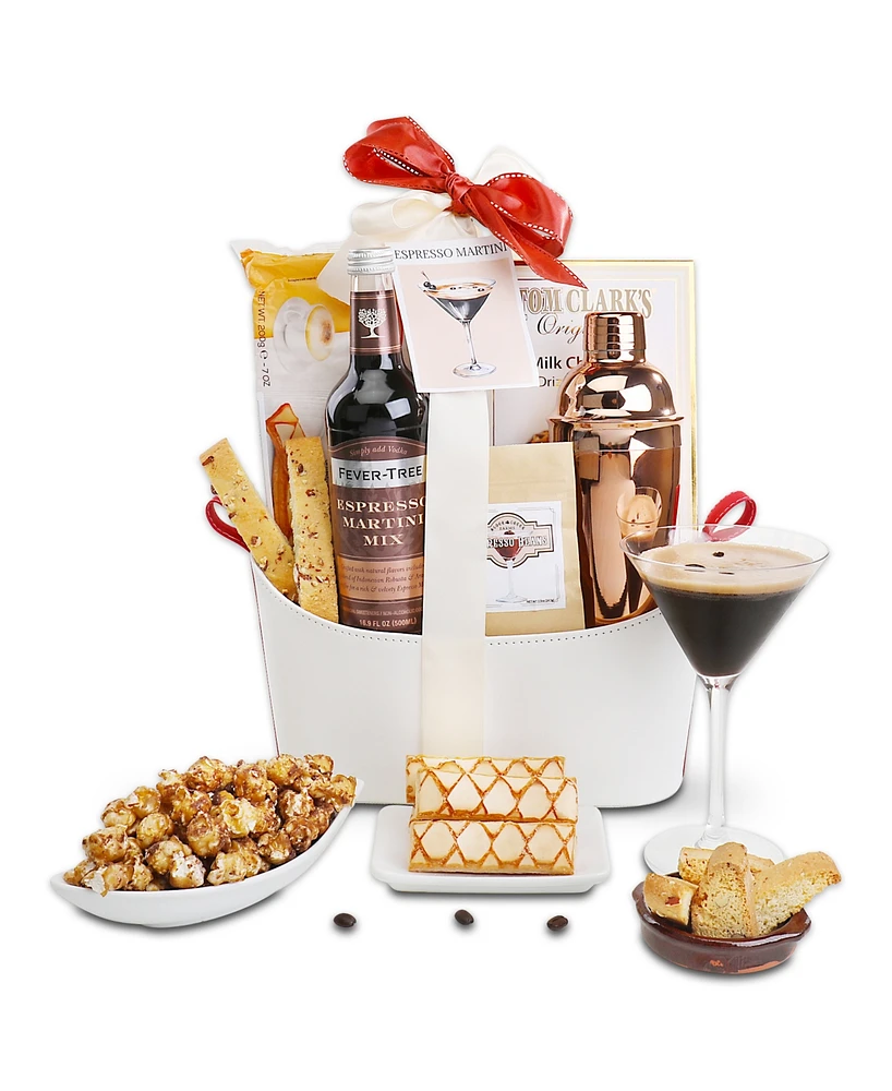 Alder Creek Gift Baskets Espresso Martini Gift Basket, 8 Pieces