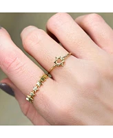 The Lovery Open Gold Star of David Ring 14K Gold