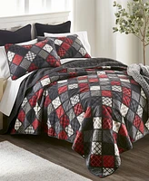 Donna Sharp Lumberjack Rustic 3-Pc. Quilt Set