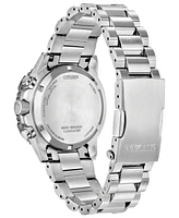 Citizen Men's Promaster Eco Navihawk Chronograph Stainless Steel Bracelet Watch 40mm