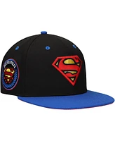Lids Men's Black Superman Comic Undervisor Fitted Hat