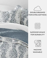 ienjoy Home Distressed Diamond Reversible -Pc. Quilt Set