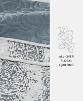 ienjoy Home Distressed Diamond Reversible -Pc. Quilt Set