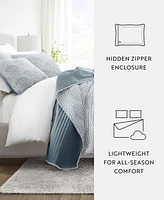 ienjoy Home Scallop Reversible -Pc. Quilt Set
