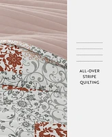 ienjoy Home Scrolled Patchwork Reversible -Pc. Quilt Set