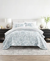 ienjoy Home Jacobean and Stripe Reversible 2-Pc. Quilt Set, Twin/Twin Xl