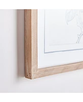 17.75"W x 1"D x 23.5"H Monochromatic Bird Study Framed Wall Art Set of 4