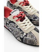 Desigual Women's Snake print sneakers
