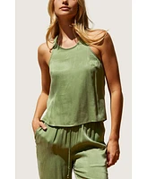 Crescent Women's Nova Back Twist Cupro Tank