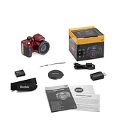 Kodak Pixpro AZ425 Astro Zoom 20MP Full Hd Digital Camera, Red