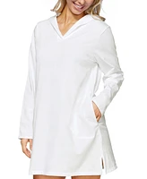 Island Escape Women's Coastal Cotton Cover-Up, Exclusively at Macy's
