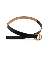 Michael Kors 25mm Double Ring Leather Belt