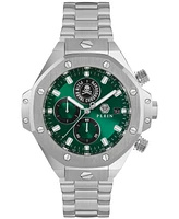 Philipp Plein Men's Chronograph Royal Stainless Steel Bracelet Watch 46mm