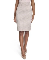 Calvin Klein Petite Tweed Pencil Skirt