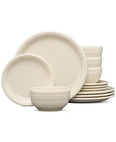 Fiesta Linen Bistro Coupe 12 Pc. Dinnerware Set, Service for 4