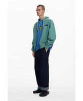 Desigual Men's Marvel zip-up sweatshirt