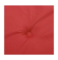 Garden Bench Cushion Red 70.9"x19.7"x1.2" Oxford Fabric