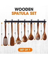 Cheer Collection Piece Wooden Spatula Set