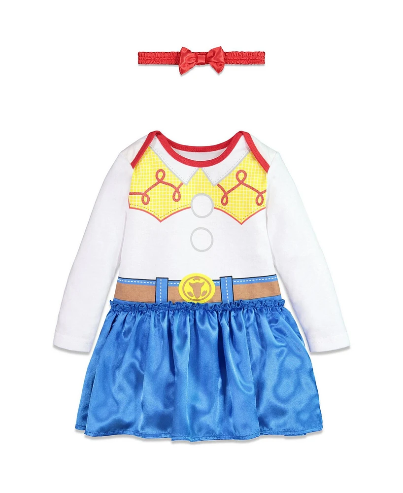 Disney Pixar Toy Story Jessie Cosplay Dress and Headband