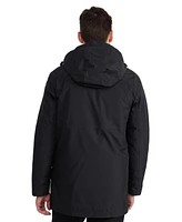 Pajar Men's Altair Mid Length Parka with Welded Detail and Detachable Hood