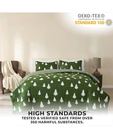 Linery & Co. Lodge Microfiber Quilt Set with Shams