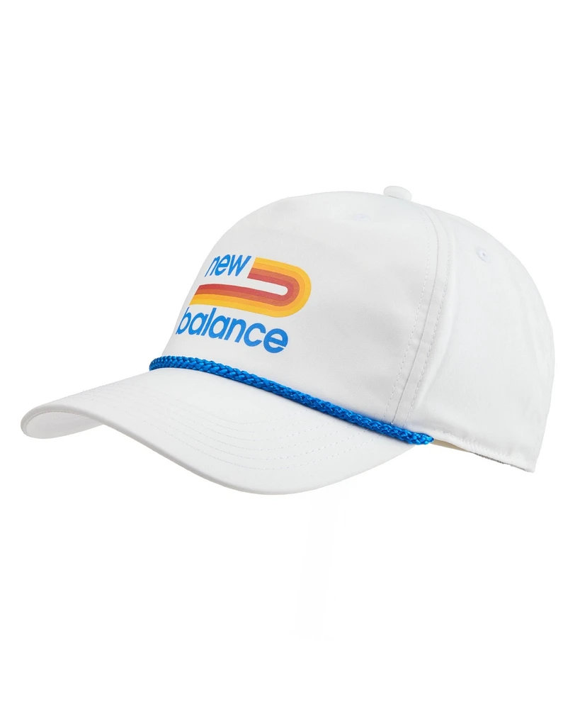 New Balance Men's Dna Logo Grandpa Graphic Hat-White