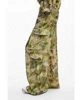Desigual Women's Collina Strada satin cargo pants