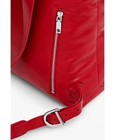 Desigual Women's Medium padded 100% leather backpack