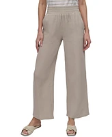 Dkny Jeans Women's High-Rise Gauze Straight-Leg Pants 