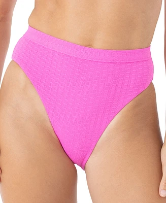 Roxy Juniors' Haleiwa Banded High-Waist Bikini Bottoms