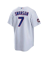 Nike Men's Dansby Swanson White Chicago Cubs 2025 Mlb World Tour: Tokyo Series Home Replica Player Jersey