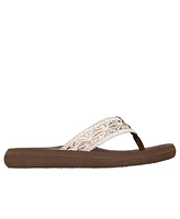 Skechers Women's Relaxed Fit: Asana - Ocean Breezier Flip-Flop Sandals from Finish Line