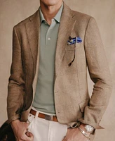 Polo Ralph Lauren Mens Polo Modern Glen Plaid Sport Coat Mesh Polo Shirt Varick Jeans Penny Loafers