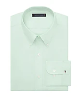 Tommy Hilfiger Men's Th Flex Slim Fit Wrinkle Free Stretch Oxford Dress Shirt