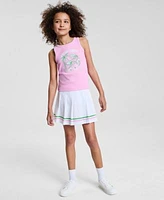 Epic Threads Little Big Girls Vacay Vibes Tank Top Striped Tennis Skirt Exclusively At Macys