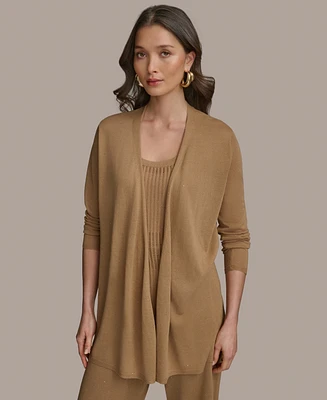 Donna Karan New York Women's Open-Front Cardigan Sweater
