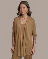 Donna Karan New York Women's Open-Front Cardigan Sweater