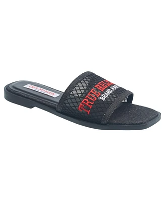 True Religion Brat Mesh Slip on Sandal