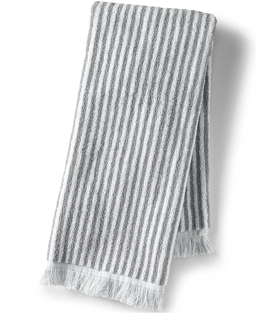 Lands' End Cotton Yarn-dyed Stripe Hand Towel