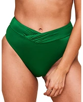 Adore Me Women's Tanisha Swimwear High-Waist Bikini Bottom