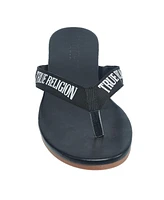 True Religion Ladies Doja Logo Thong Sandal