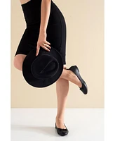 Florence Leather Ballerina Flats