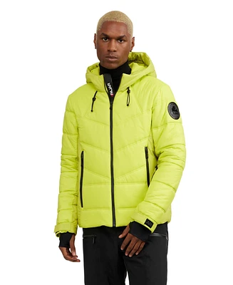Pajar Men's Men s Thebe Mixed Media Ski Jacket with Fixed Hood
