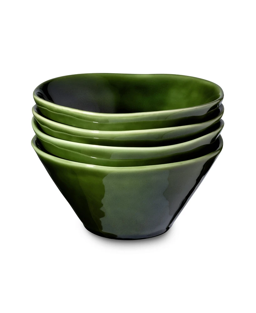 Certified International Verde Ice Cream Bowls, Set of 4, Service for 4
