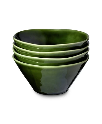 Certified International Verde Ice Cream Bowls, Set of 4, Service for 4