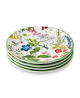 Certified International Greenhouse Salad Plates, Set of 4