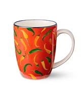 Certified International Caliente Mugs, Set of 6, Service for 6