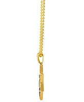 Le Vian Chocolatier Men's Chocolate Diamond Star Of David 24" Pendant Necklace (1/2 ct. t.w.) in 14k Gold